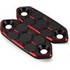 HHJSDIKOL tappi fori specchietti moto accessori Per Ni@&nja 300 400 500 650 ZX-6R ZX-4RR ZX-4R Accessori Specchietti Retrovisori Laterali Copertura Per Foro Staffa Morsetto(Y-3)