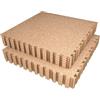 AIRHOP 12 Pz 60x60x1,4cm Tappetino Attrezzature Esercizio, Superficie Gomma Robusta Spessa Antiscivolo Resistente, Puzzle Protezione Pavimento, Palestra e Casa, Tappetino Fitness, Effetto Legno