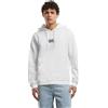 Mister Tee Felpa con Cappuccio USA College Wording Patch, Bianco, XS