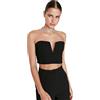 Trendyol TPRSS22BS0065 Bustier, Nero/Puro Piacere, 38 da Donna