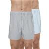 Eminence Chaine et Trame Lv82 Biancheria Intima Uomo, Piastrelle Bordeaux/Cielo, XXL