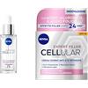 NIVEA Cellular Expert Filler Siero Viso Acido Ialuronico Rimpolpante 30 ml + NIVEA CELLULAR EXPERT FILLER Crema Giorno Anti-Età Intensiva SPF 15 50ml