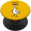 Filey Seaside T-Shirts & Gifts Amo Filey PopSockets PopGrip Adesivo