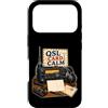 Jimbeels Custodia per iPhone 17 Pro QSL CARD CALM Radio Cartolina Stazione