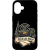 Jimbeels Custodia per iPhone 16 FIELD LOG READY Radio Registro Antenna
