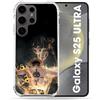 Cokitec Cover rinforzata per Samsung Galaxy S25 Ultra Manga One Piece Ace Nero