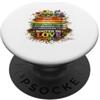 Love And Unity Books Co Radicati in amore Rainbow Books Fiori Unity Pride PopSockets PopGrip Adesivo