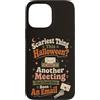 The Coffee & Ghost Club Custodia per iPhone 13 Pro Max Halloween Ufficio Umorismo Incontro Scherzo E-mail collega