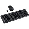 Grundig Tastiera e Mouse Wireless - QWERTY con 104 Tasti - Mouse con 3 Livelli DPI - Incl. Ricevitore USB-A - Nero