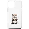 Timowo Studio Custodia per iPhone 12 Pro Max Lontra Con Conchiglia