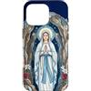 Happy Catholics Custodia per iPhone 16 Pro Rosario Nostra Signora di Lourdes Beata Madre Maria Cattolica