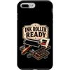 Jimbeels Custodia per iPhone 7 Plus/8 Plus Ink Roller Ready Rullo Inchiostro Tipografia