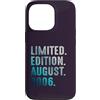 Birthday Gift Limited Edition August 200 Custodia per iPhone 13 Pro Edizione Limitata Agosto 2006 Retro Vintage 2006