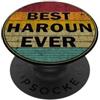 First Names Apparel vintage Style Nome personalizzato Haroun I love Haroun Retro stile vintage PopSockets PopGrip Adesivo