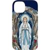 Happy Catholics Custodia per iPhone 14 Rosario Nostra Signora di Lourdes Beata Madre Maria Cattolica