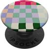 Patchwork Checkerboard Phone Grip Patchwork Checkerboard PopSockets PopGrip Adesivo
