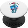 Parrot and Pet Bird Owners Pappagallo Bird Mom - Giacinto Ara Acquerello PopSockets PopGrip Adesivo