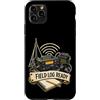 Jimbeels Custodia per iPhone 11 Pro Max FIELD LOG READY Radio Registro Antenna