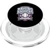 Sports Parents Baseball Coach Designs Occupato Raising Ballers Baseball Mamma PopSockets PopGrip per MagSafe