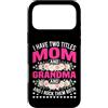 Mom Grandma Life Custodia per iPhone 17 Pro Max Ho Due Titoli Mamma e Nonna Rock Entrambi