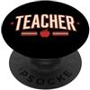 Squad Teach Era Varsity Educator Apple C Insegnante Varsity Jersey Educatore Scuola Retro Athletic Life PopSockets PopGrip Adesivo