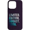 Birthday Gift Limited Edition August 200 Custodia per iPhone 15 Pro Max Edizione Limitata Agosto 2006 Retro Vintage 2006