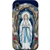 Happy Catholics Custodia per iPhone XR Rosario Nostra Signora di Lourdes Beata Madre Maria Cattolica