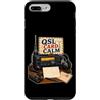 Jimbeels Custodia per iPhone 7 Plus/8 Plus QSL CARD CALM Radio Cartolina Stazione