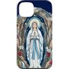 Happy Catholics Custodia per iPhone 13 Rosario Nostra Signora di Lourdes Beata Madre Maria Cattolica