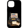 Jimbeels Custodia per iPhone 15 QSL CARD CALM Radio Cartolina Stazione