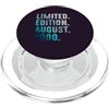 Birthday Gift Limited Edition August 200 Edizione Limitata Agosto 2000 Retro Vintage 2000 PopSockets PopGrip per MagSafe