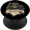 Jimbeels FIELD LOG READY Radio Registro Antenna PopSockets PopGrip Adesivo