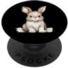 Sweet Bunny Artworks Illustrazione adorabile del coniglio del coniglio dell'acquerello PopSockets PopGrip Adesivo
