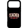 Squad Teach Era Varsity Educator Apple C Custodia per iPhone 17 Pro Max Insegnante Varsity Jersey Educatore Scuola Retro Athletic Life