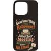 The Coffee & Ghost Club Custodia per iPhone 15 Pro Max Halloween Ufficio Umorismo Incontro Scherzo E-mail collega