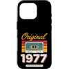 Vintage Birthday Collection Custodia per iPhone 16 Pro Originale 1977 Vintage Cassette Birthday Edition