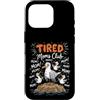 Mom Life Humor Co. Custodia per iPhone 16 Pro Tired Moms Club - Divertente design con gabbiano