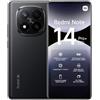XIAOMI Smartphone Redmi Note 14 Pro+ 5G, 8+256GB, fotocamera AI di livello professionale da 200MP, IP68, HyperCharge da 120W, funzionalità AI (caricabatterie non incluso), Nero