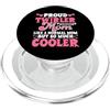 Divertente regalo per twirling con bacch Proud Twirler Mom Like A Normal Mom But So Much Cooler PopSockets PopGrip per MagSafe