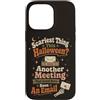 The Coffee & Ghost Club Custodia per iPhone 14 Pro Max Halloween Ufficio Umorismo Incontro Scherzo E-mail collega