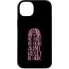 Rosy Personalized First Name Merch for G Custodia per iPhone 14 Plus Non c'è bisogno di temere che zia Violet sia qui Nome Rainbow