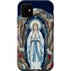 Happy Catholics Custodia per iPhone 11 Rosario Nostra Signora di Lourdes Beata Madre Maria Cattolica