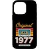 Vintage Birthday Collection Custodia per iPhone 14 Pro Max Originale 1977 Vintage Cassette Birthday Edition