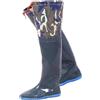 YKMYXZ Stivali da Pesca Impermeabili in PVC, for la Caccia, Verdi, Diverse Taglie nel Regno Unito(4.5 UK)