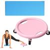 Generico Ruota AB Roller, ruota addominale | Attrezzatura per l'addestramento della con pad | Ruota a rulli di allenamento, cursore centrale rotante a 360 gradi per palestra domestica