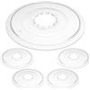 CLISPEED Copertura Protettiva per Mozzi Bici in Plastica 5 Pezzi Resistente e Non Facile da Deformare per Protezione Ruote Mountain Bike e Bici da Strada