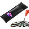Generic Borsa Freccette 6.06 Inches - Custodia Dart in pelle PU | Custodia multifunzione nera per accessori freccette - compatta portatile e organizzazione casa scuola all'aperto