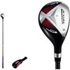golfuwo Mazza da golf per bambini #1 in legno per ragazzi e ragazze, in ferro ibrido, leggera, canna da golf per bambini con copertura per la testa (nero, legno di ferro, 9-12 anni)