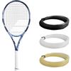 Babolat Pure Drive Plus - Racchetta da tennis di 11° generazione (impugnatura da 11 cm), con intestino bianco a tensione media