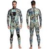 MFWHEFJ Muta Sub Muta da sub in neoprene da 3 mm da uomo con cerniera posteriore e maniche lunghe, taglie forti, for pesca subacquea, da uomo, for surf(Green,L)